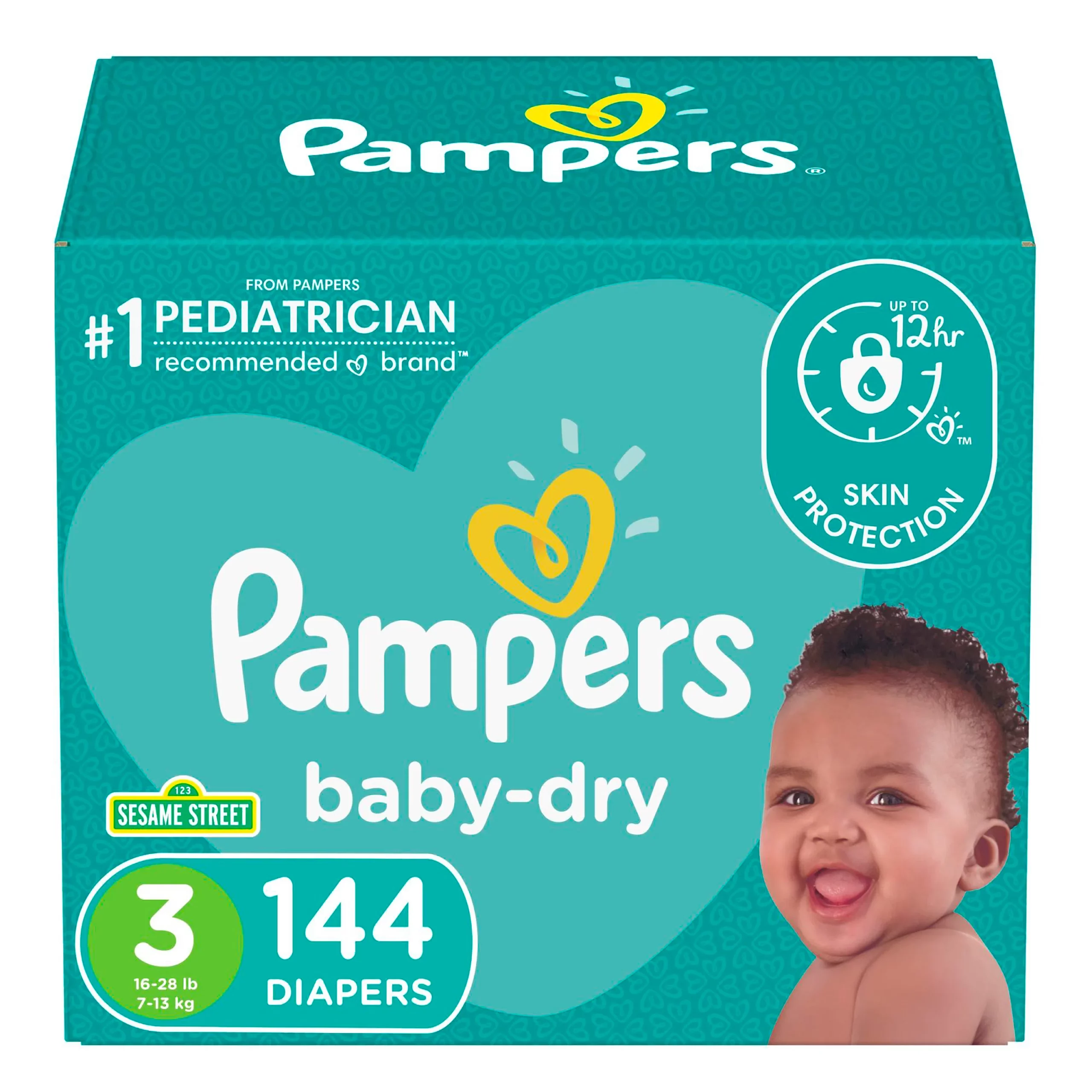 Pampers Baby Dry TALLA 3 144 unidades – Club de Pañales